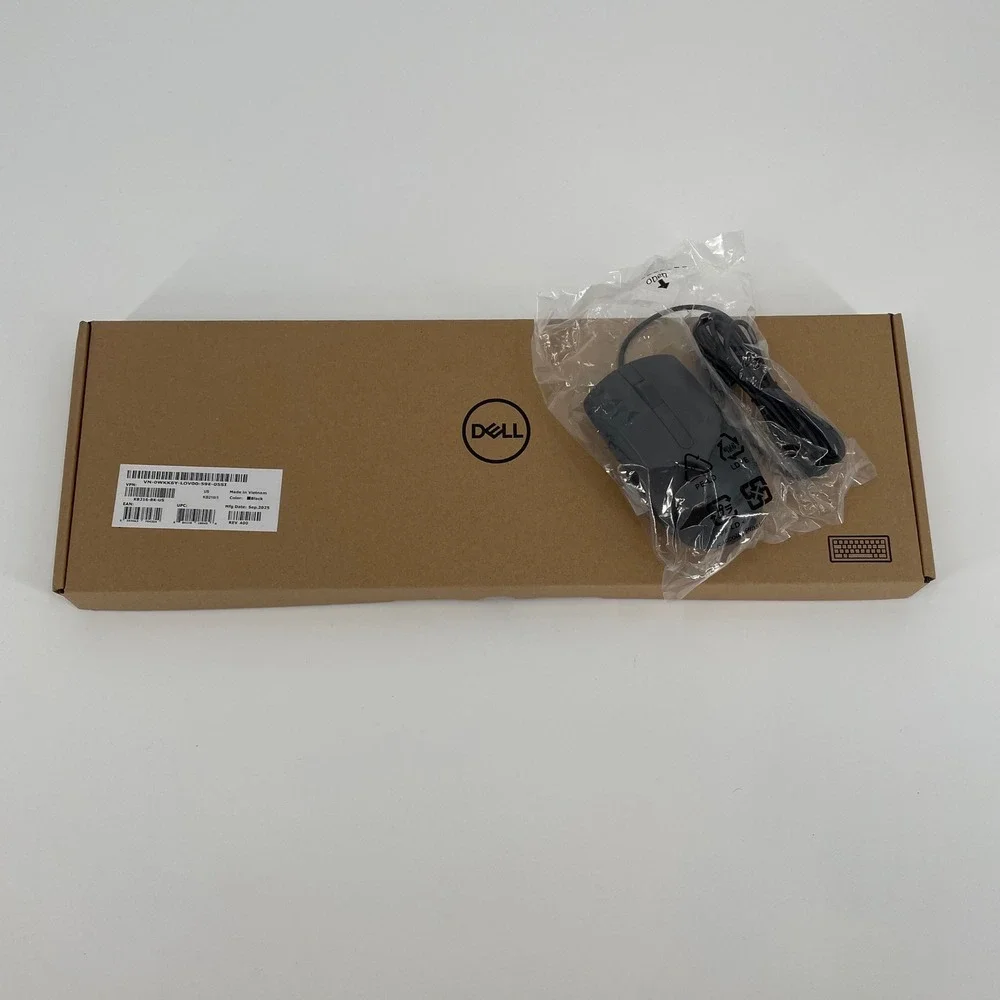 Dell KB216 Wired USB Keyboard Mouse Black Full Size QWERTY New in Package